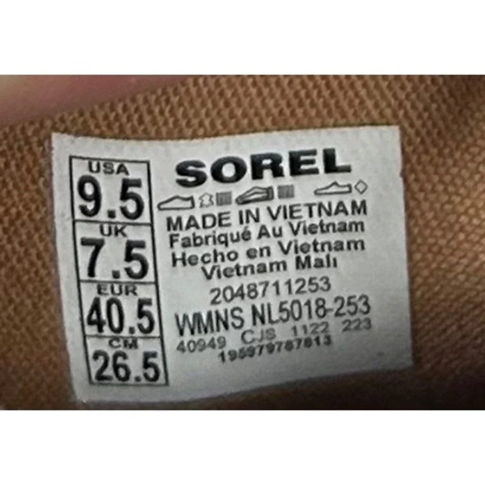 Sorel Emelie II Chelsea Boots Womens 9.5 Brown Suede Waterproof NL5018-253